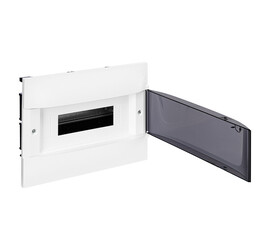 Щиток встр. Practibox S 12М (1х12), прозр. дым. дверь, с клеммами N+PE, IP40