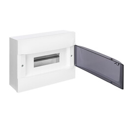 Щиток накл. Practibox S 12М (1х12), прозр. дым. дверь, с клеммами N+PE, IP40