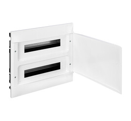 Щиток встр. Practibox S 36М (2х18), бел. дверь, с клеммами N+PE, IP40
