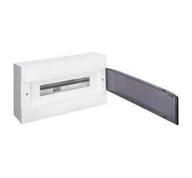 Щиток накл. Practibox S 18М (1х18), прозр. дым. дверь, с клеммами N+PE, IP40