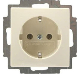 Basic 55 - Розетка 2P+E нем. стд. (сл.кость)