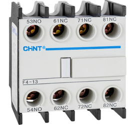 NXC-AX-3X-04 приставка с доп.контактами 4нз к контактору NXC (CHINT)