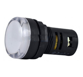 Индикатор ND16-22DS/2  белый  АС/DC24В  (CHINT)