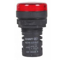 Индикатор ND16-22DS/2  красный  АС/DC24В  (CHINT)