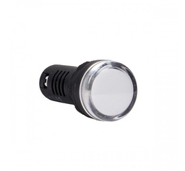 Индикатор ND16-22D/2  белый AC/DC230В  (CHINT)