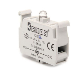 LED-Y Светодиод желтый 100-250В AC к серии CM/CP