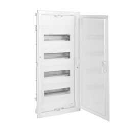 Щиток встр. Nedbox 48М (4х48+1) белая пласт.дверь, с клеммами N+PE, IP41