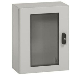 Шкаф моноблочный Atlantic МП 800x600x250, стекл.дверь, IP66