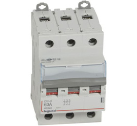 Модульный выключатель нагрузки DX3-IS 63A 3P