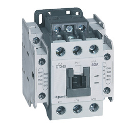 Контактор CTX3 40 3P 40A (AC-3), Uк=24VAC, 2NO+2NC всп.контакт