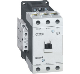 Контактор CTX3 100 3P 75A (AC-3), Uк=230VAC, 2NO+2NC всп.контакт