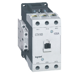 Контактор CTX3 100 3P 100A (AC-3), Uк=24VAC, 2NO+2NC всп.контакт