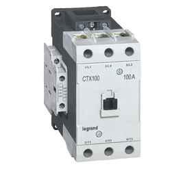 Контактор CTX3 100 3P 100A (AC-3), Uк=48VDC, 2NO+2NC всп.контакт