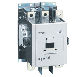 Контактор CTX3 225 3P 185A (AC-3), Uк=24VAC/DC, 2NO+2NC всп.контакт