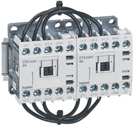 Контактор CTX3 Мини 3P 9A (AC-3), Uк=230VAC, 1NO всп.контакт