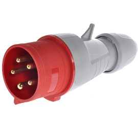 Вилка мобильная 3P+N+E IP44 32А 380V