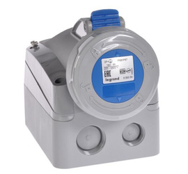 Розетка накладная 2P+E IP67 16А 230V