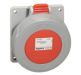 Розетка встраиваемая 3P+N+E IP67 16А 380V