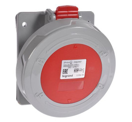 Розетка встраиваемая 3P+N+E IP67 32А 380V