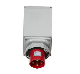 Вилка стационарная 3P+E IP67 125А 380V