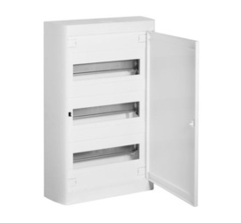 Щиток накл. Nedbox 36М (3х12+1) белая пласт.дверь, с клеммами N+PE, IP41