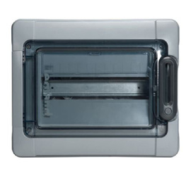 Щиток накл. влагозащ. Plexo3 12M (1х12+1), с клеммами N+PE, IP65