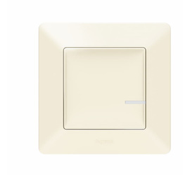 Valena Life NETATMO - Проводной выкл. с опцией светорегулирования 5-300 Вт сл.кость