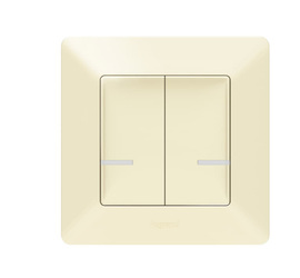 Valena Life NETATMO - Беспров. выкл. 2-клавишный сл.кость