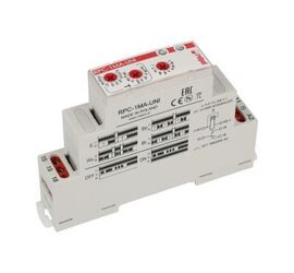 Таймер многофункциональный Relpol RPC-1MA-UNI, 10 функций, 16А, 1CO,12...240VAC/DC, 1с...10сут