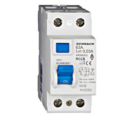 AR УЗО AMPARO 10kA, 63A, 2-pole, 30mA, type AC