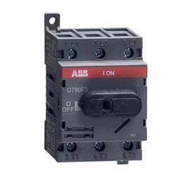 Выкл. нагрузки OT80F3, 80А, 3P, 3M, рукоятка спереди
